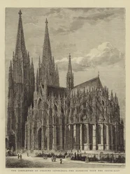 The Completion of Cologne Cathedral, the Exterior from the South-East